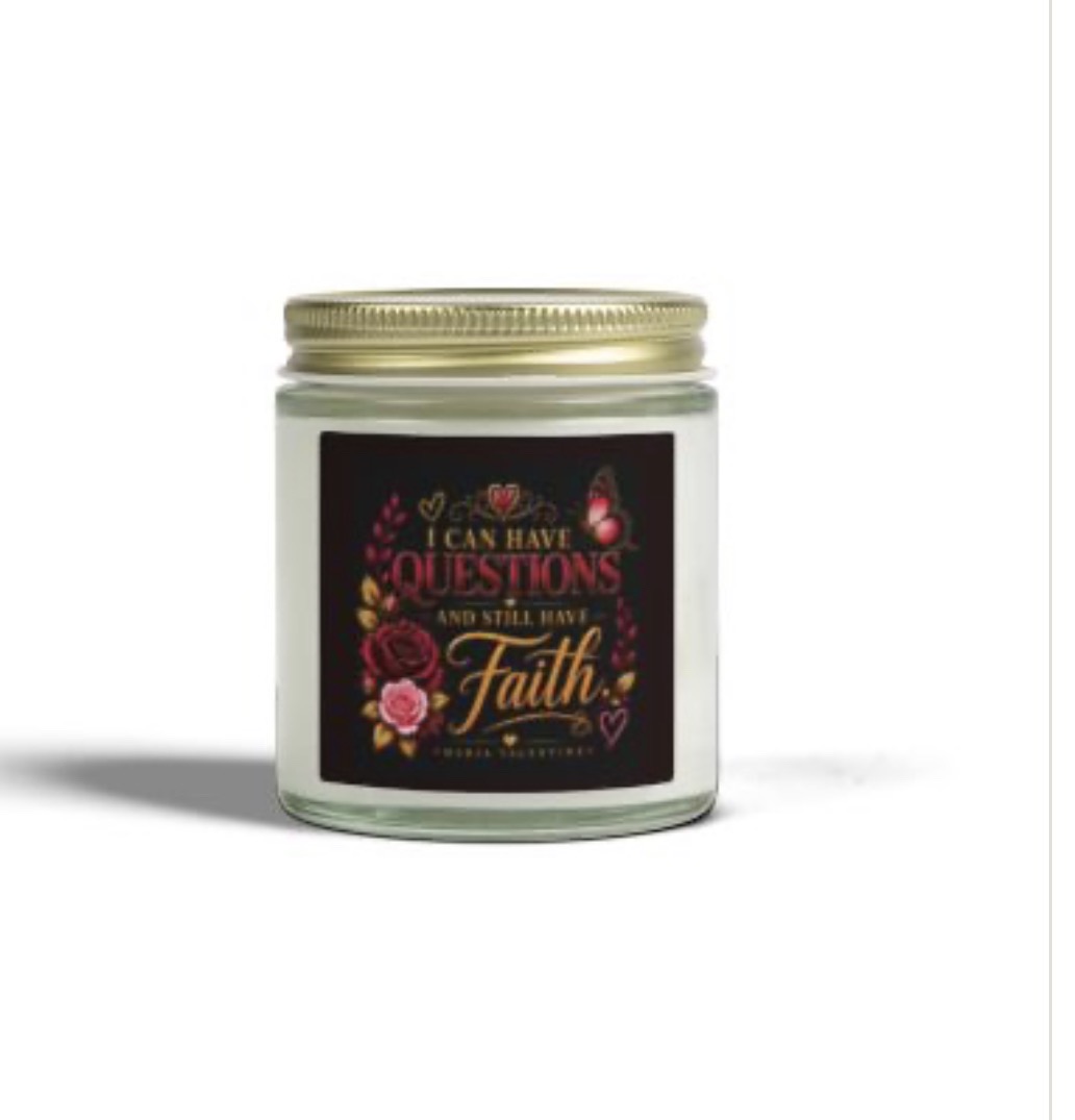 Maria Valentine Questions and Faith candle
